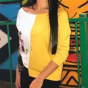 Cute Asymmetrical sweatshirt